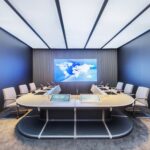salas de reuniones modernas, modern meeting rooms