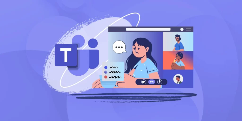 Microsoft Teams videoconferencing platform