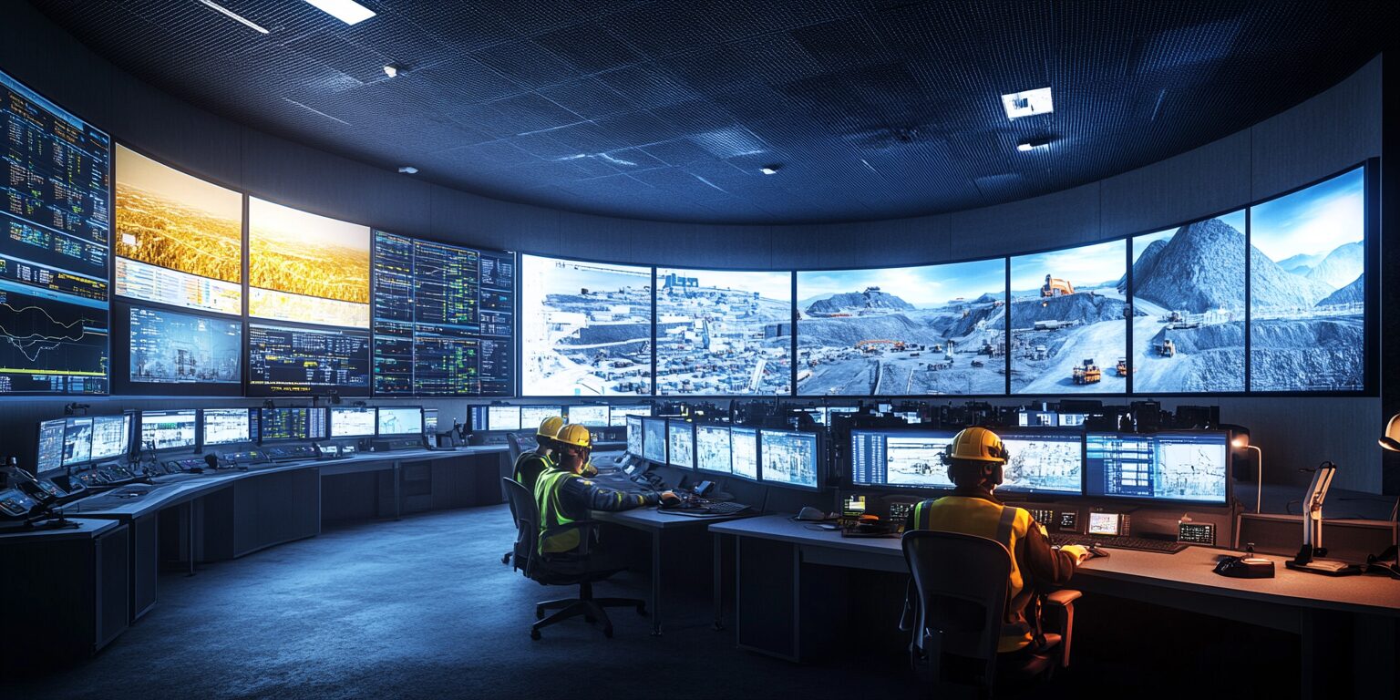 video walls en mineria